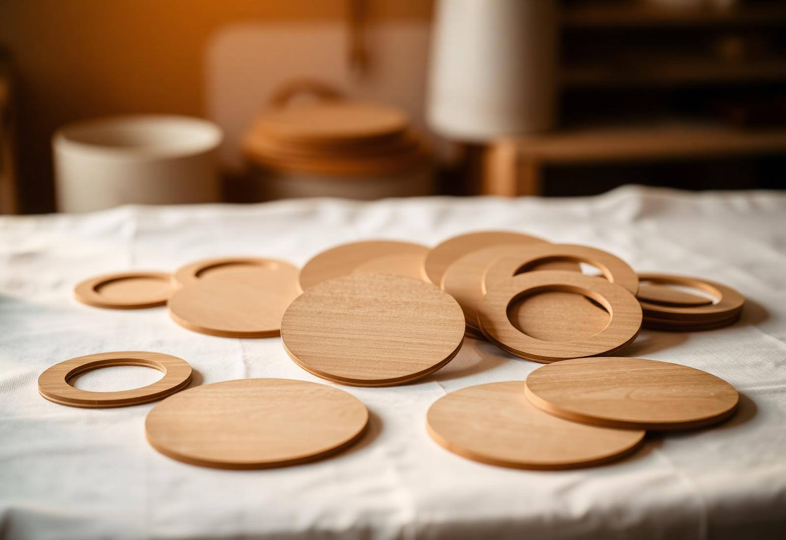 Handcrafted wooden cutouts