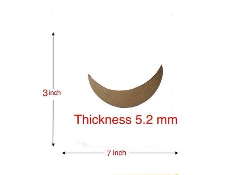 WOODEN MDF MOON