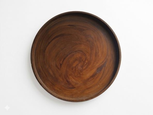 WOODEN MDF POOJA THALI