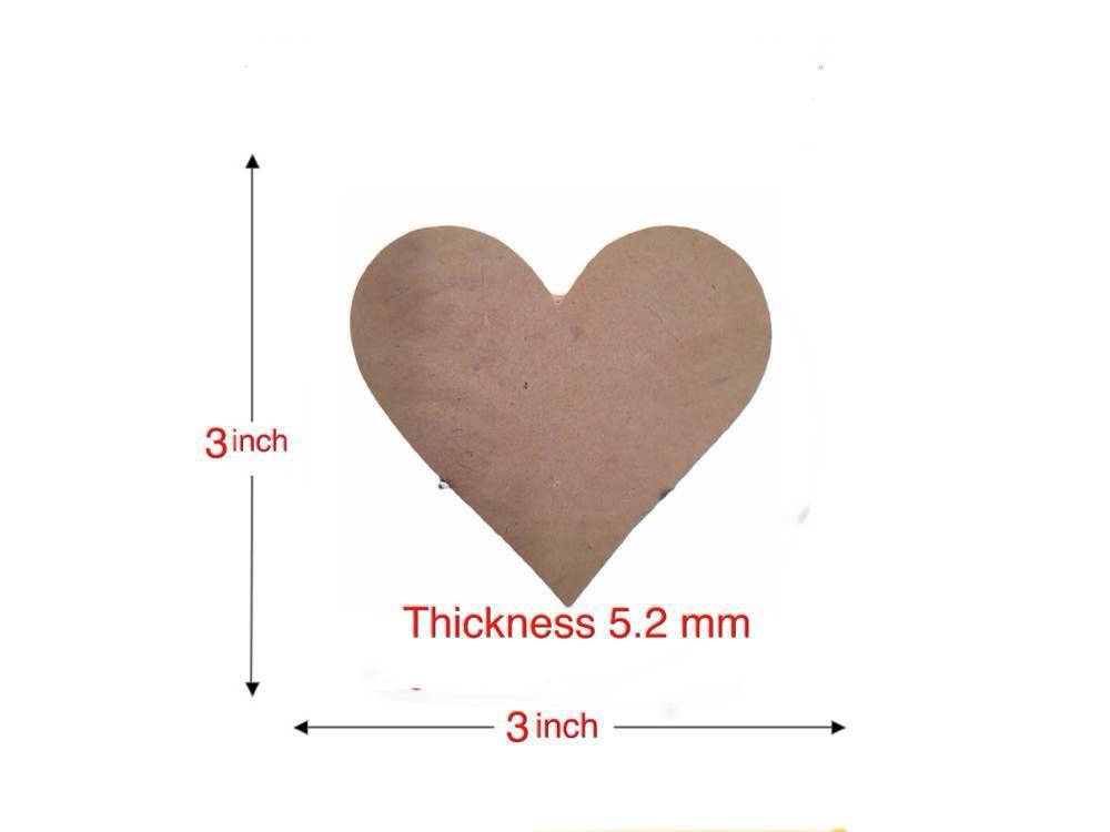 MDF WOOD HEART