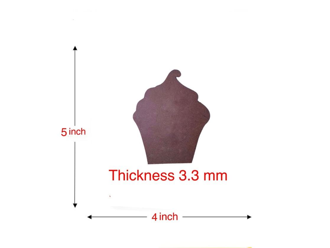 ICE CREAME SHAPE MDF
