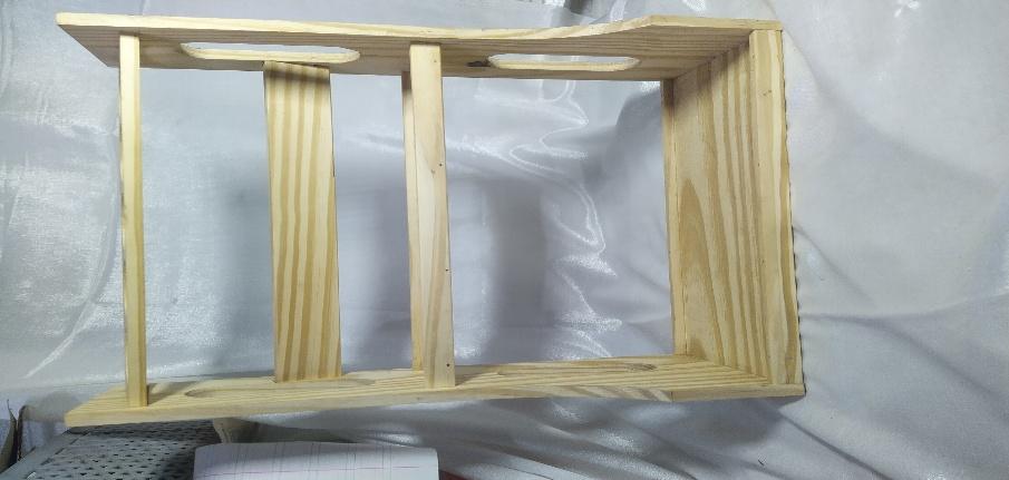 WOODEN CONTAINER STAND